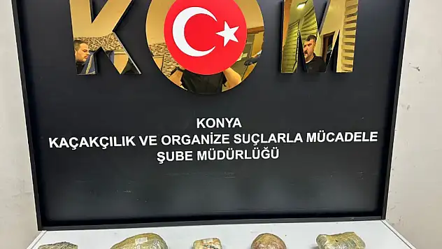 Olayın adresi Konya: Tarihi eserleri yurt dışına kaçıracaklardı…