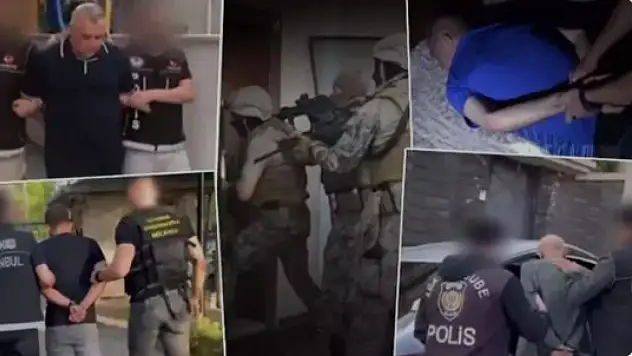 Operasyonun ismi  'KUYU- 5' gözaltı sayısı 57