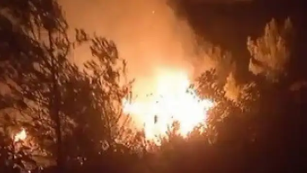 Orman yangını 10'uncu saatinde: Çalışmalar aralıksız sürüyor!