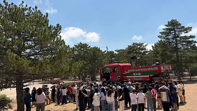 Orman yangınlarına karşı öğrencilere farkındalık eğitimi