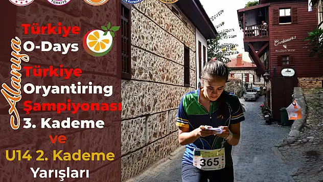 Oryantiring yarışmaları Alanya'da başlıyor!