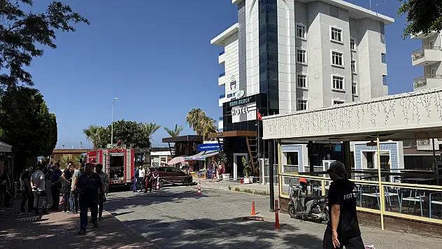 Otelde çıkan yangın söndürüldü