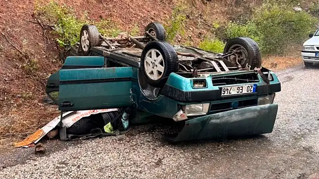 Takla atan otomobil Ali Yırtıcı'ya mezar oldu!