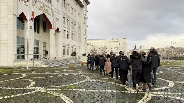 PKK/KCK propagandası yapan zanlılar gözaltına alındı