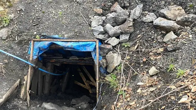 Ruhsatsız işletilen maden ocakları imha edildi