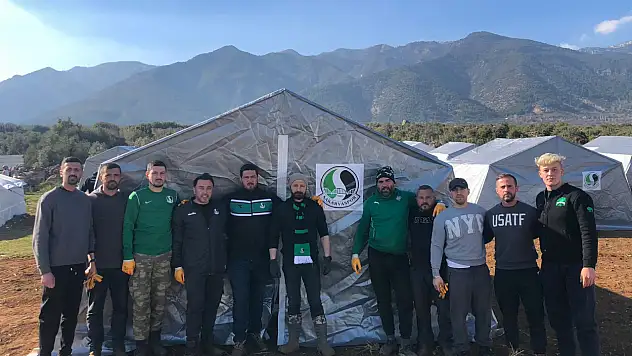 Sakaryaspor, Hatay Kırıkhan'da çadır kent kurdu