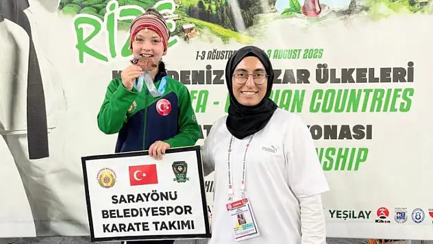 Sarayönü Belediyesporlu sporcudan uluslararası başarı!