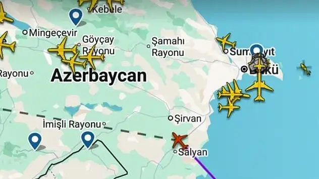 Savaşın ortasında mahsur kalan Türk uçağı yurda dönüyor