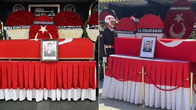 Şehit askerlere son görev!