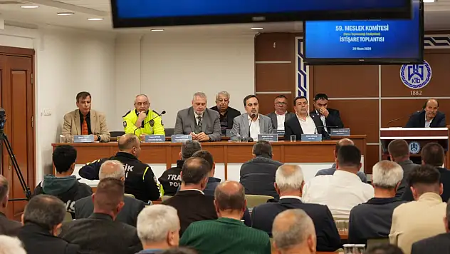 Şehrin kalbi bu toplantıda attı: Konya ulaşımı için kritik buluşma!