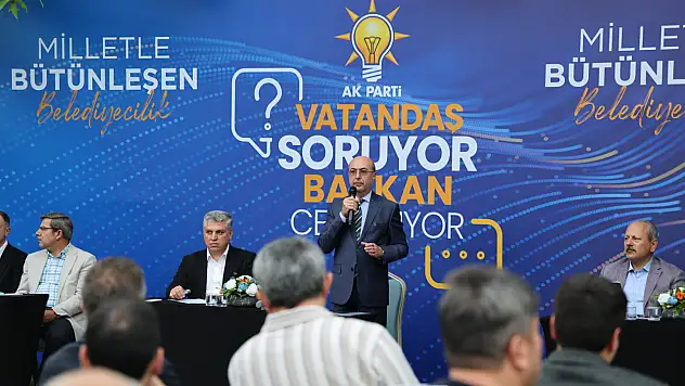 Selçuklu Belediyesi'nde vatandaş buluşması: Yatırımlar masaya yatırıldı