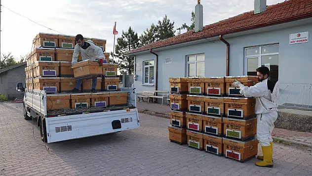 Selçuklu Belediyesi'nden arıcılığa destek: 82 üreticiye 410 arılı kovan dağıtıldı