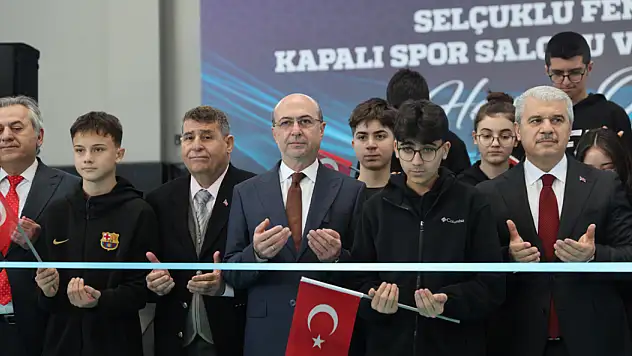 Selçuklu Fen Lisesi'ne modern spor kompleksi kazandırıldı