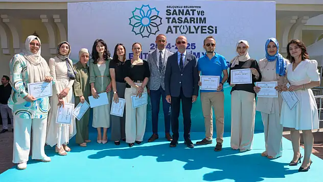 Selçuklu Sanat ve Tasarım Atölyesi'nde mezuniyet heyecanı!