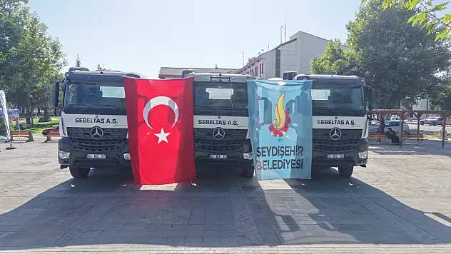 Seydişehir Belediyesi hizmet filosunu beton mikseriyle güçlendirdi
