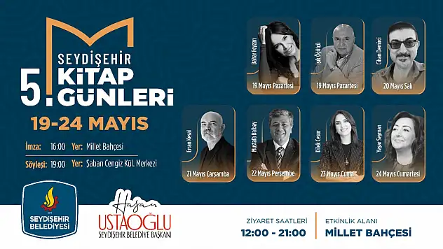 Seydişehir'de 5. kitap günleri başlıyor