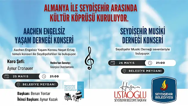 Seydişehir ve Aachen arasında kültür köprüsü kuruluyor