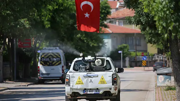 Sıcaklar bastırdı, seferberlik başladı! Meram'da dikkat çeken çalışma