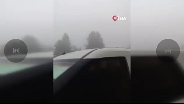 Soğuk hava kar yağışına dönüştü!