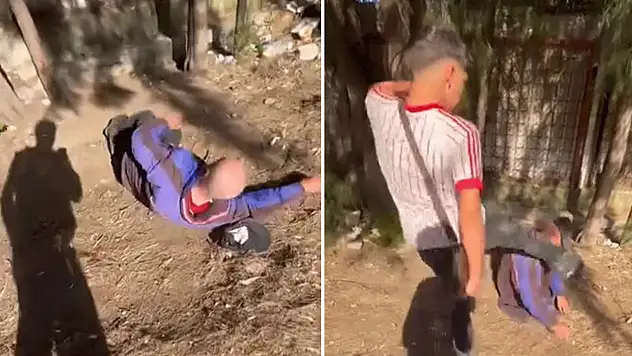 Sokakta uyuyan yaşlı adamla dalga geçip yüzüne tekme atmışlardı! Yeni gelişme