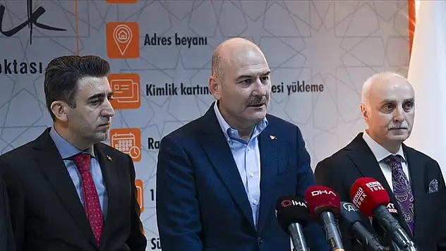 Soylu: 29 milyon 808 bin yüz yüze işlem yapıldı