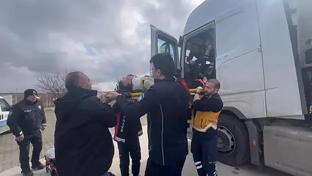 Sürücü şeker komasına girdi