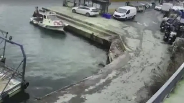 Sürücünün dalgınlığı, milletin yardımseverliği ile telafi edildi