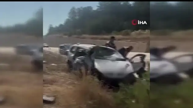 Takla atan araç karı-kocaya mezar oldu!