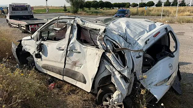 Takla atan otomobilde can pazarı: 1 ölü, 2 ağır yaralı