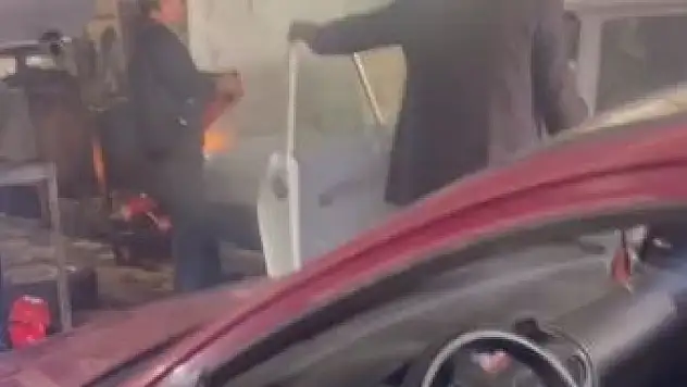 Tamir için götürülmüştü kül oldu!