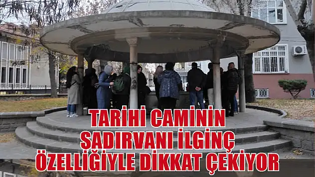 Konya'daki Tarihi Caminin Şadırvanı İlginç Özelliğiyle Dikkat Çekiyor