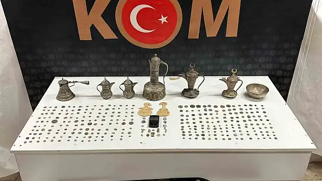 Tarihi eser kaçakçılığına yönelik operasyon yapıldı