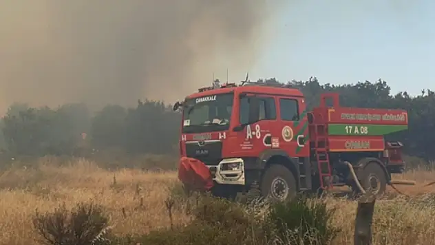 Tarım arazisinde korkutan yangın!