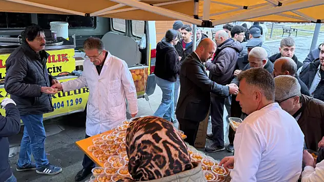 Taşkentliler Derneği'nden 6 Şubat deprem şehitleri için lokma ikramı