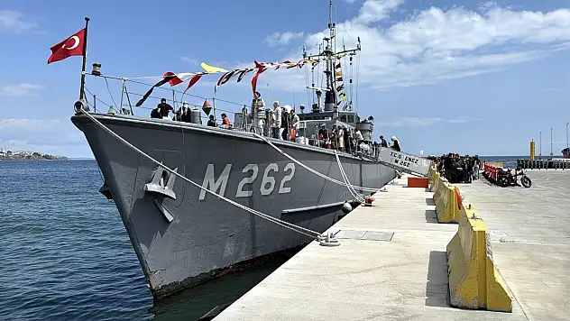 'TCG Enez' gemisi ziyarete açıldı