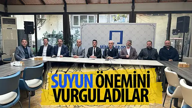 TMMOB İKK Suyun önemine dikkat çekti