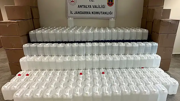 Tonlarca kaçak alkol ele geçirildi