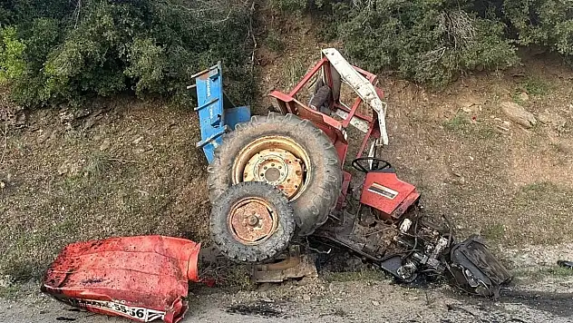 Traktör devrildi 1 kişi hayatını kaybetti