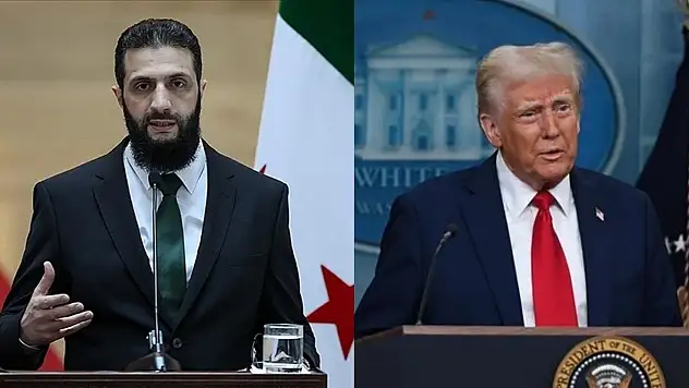 Trump, Riyad'da Şara ile bir araya geldi!