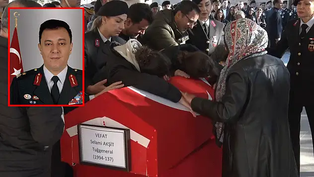 Tuğgeneral Selami Akşit gözyaşlarıyla Konya'ya uğurlandı