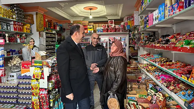 Uğur İbrahim Altay'dan iftar öncesi esnaf ziyareti