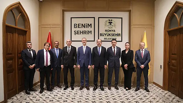 Ukrayna'nın Ankara Büyükelçisi Dzheliaov Konya'da