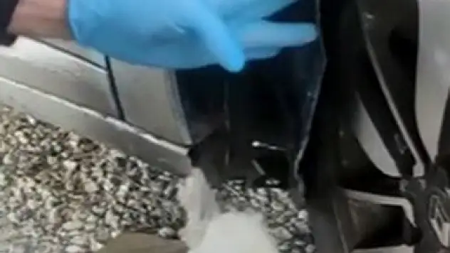Uyuşturucuyu sakladıkları yer Konya polisinin dikkatinden kaçamadı!