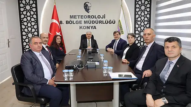 Vali Akın'dan Meteoroloji bölge müdürlüğüne ziyaret
