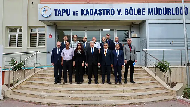 Vali Akın'dan, Tapu ve Kadastroya ziyaret