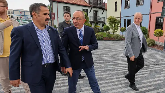 Vekil Yaman, Başkan Kavuş'un misafiri oldu!