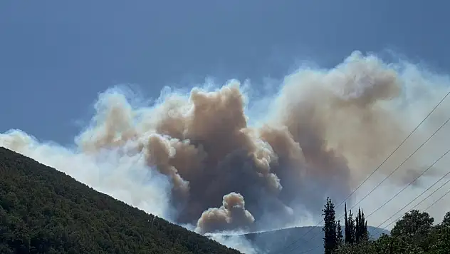 Yangın söndürme çalışmaları devam ediyor