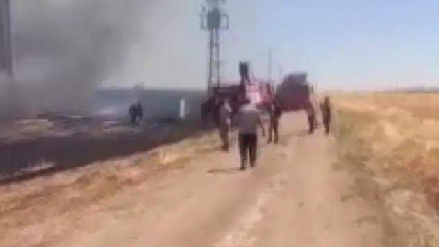 Yangına müdahale ederken ölümle burun buruna geldiler!