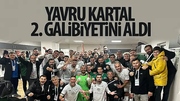 Yavru kartal 2'nci galibiyetini aldı!