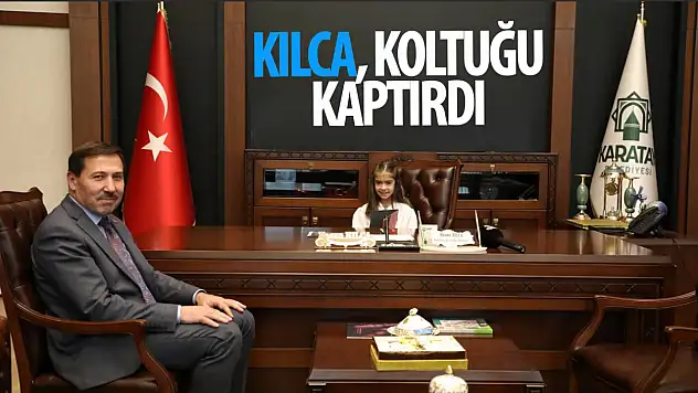 Yeni Başkan koltuğuna oturdu